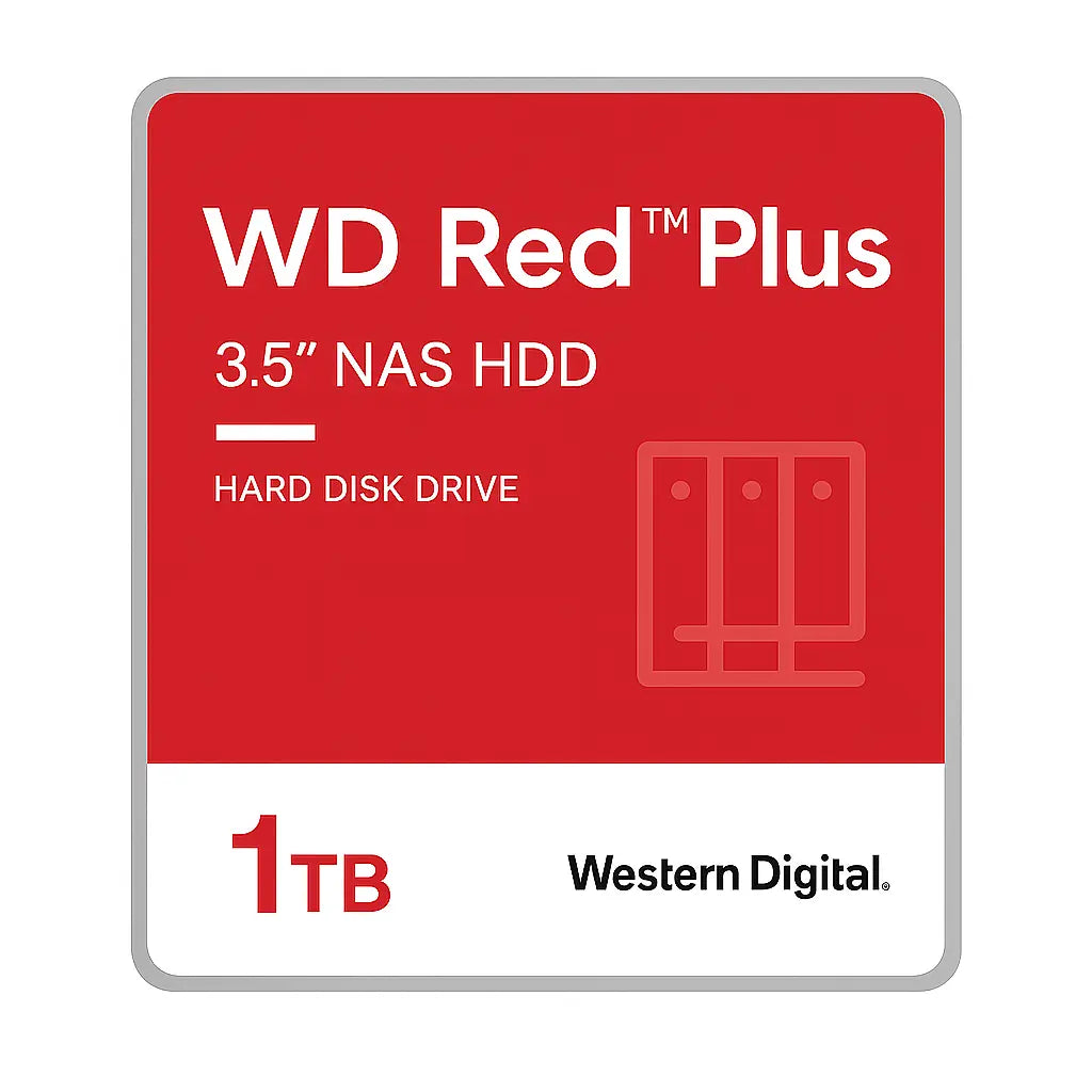 1TB WD Red Festplatte HDD 3.5'' 5400u 64MB SATA III WD10EFRX WESTERN DIGITAL