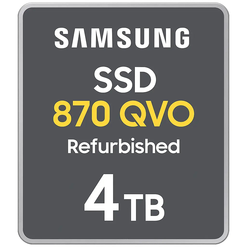 Samsung 870 QVO SSD 4TB Refurbished – 2,5" SATA III V-NAND SSD Erneuert & Geprüft Samsung
