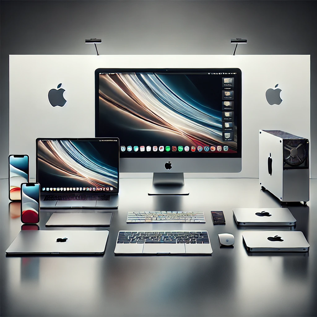 MacBook, iMac und Mac mini in modernem Design, ideal für leistungsstarke Arbeit und kreatives Schaffen. Hochwertige Apple-Geräte für den Kauf online verfügbar.
