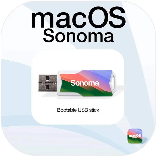 MacOS 14 Sonoma bootfähiger Usb Installations Stick CYBER EDV - SYSTEMS - automati